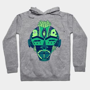 Ngreen African Mask 4 Hoodie